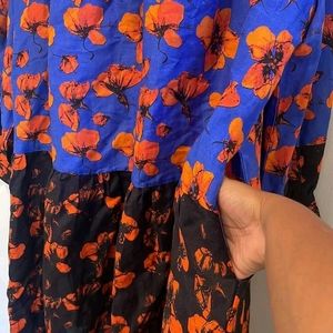 Polka Dot Floral Dress
