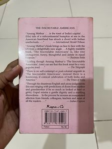 The Inscrutable American- Novel