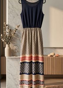 Patterned Maxi Dress