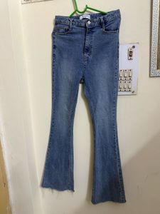 Blue Flare Jeans