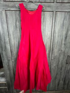 Stylish pink gown
