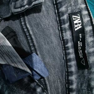 Zara Grey Wash Jeans