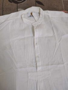 SALE!!ivory classic white tunic top