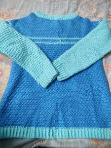 Blue  Sweater