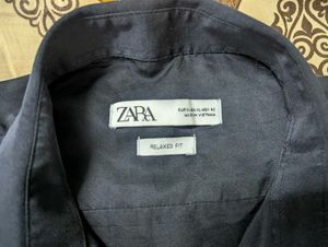 Zara Relaxed Fit Button-Up Shirt
