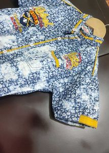 Multi Printed Shirt For Baby Boy 3- 4 Year