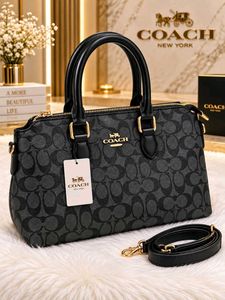 COACH GEORGIA SATCHEL BAG IN SIGNATURE CANVAS SIGN