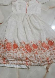 Elegant Floral Print Kurta Set