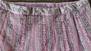 Lavender Embellished Lehenga Choli