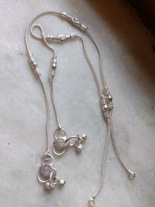 Silver Anklet Set