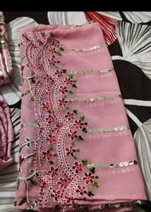 Pink Embroidered Kurta Set