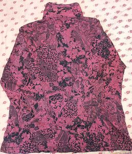 Combo Patterned Pullover Top and long dress