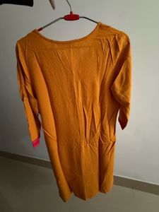 Elegant Mustard Kurta and trouser set (combo)