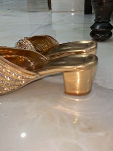 Heavy Work Golden Heels