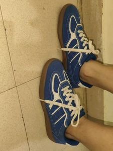 Blue &amp; White Casual Sneakers