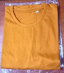 💥New Men's Premium Solid Cotton Orange T-shirt