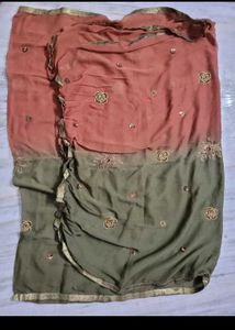 Festive Ethnic Elegant Embroidered Kurta &amp; Dupatta