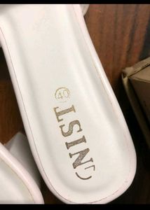 GNIST White Quilted Heeled Mules