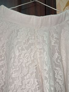 White Lace Skirt