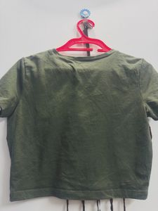 Olive Green Basic T-Shirt