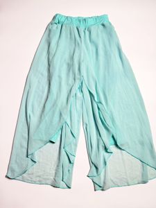 Flowy Teal Palazzo Pants