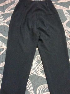 High-Waisted Pleated Trousers