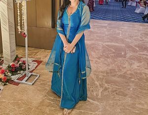 Designer Slit Gown