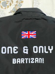 British Union Jack Back Logo Coach Jacket – Black"