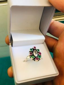 92.5 Pure Silver Ring 💍(wt:-4.650g)