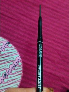 Just Herbs Kajal, It's deep black and waterproof