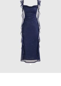 savana dark blue dress