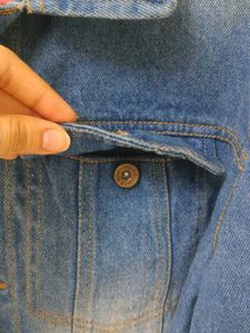 cropped Classic Blue  Denim Jacket