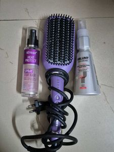 Havells Hair Straightening Brush with heat protect