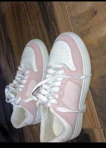 Pink &amp; White Casual Sneakers