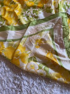 Vintage Floral Scarf
