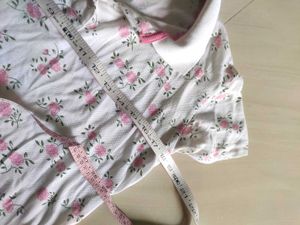 Floral Print Polo T-Shirt