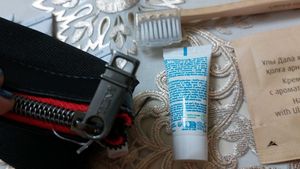 Tumi pouch andTravel Amenity Kit
