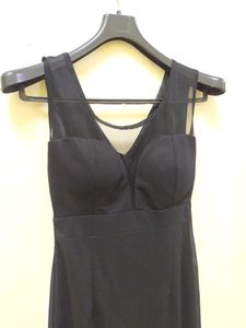 Elegant Black Bodycon Midi Dress