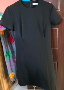Classic Black Short Sleeve Dress