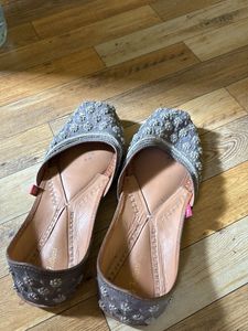 Embellished Juttis - Indian Traditional Footwear