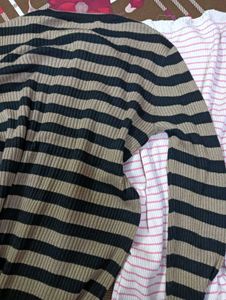 Striped Knit Top