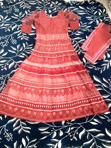 Designer Red Lehenga Choli Set