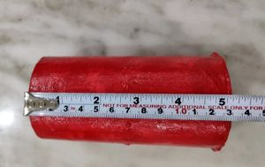 Vibrant Red pen stand/vase
