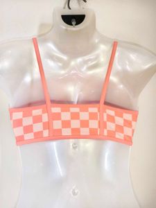 Checkered Tube Top