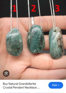 Moss Agate Silver Pendant