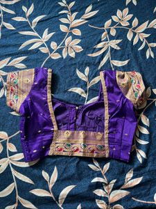 Vibrant Pink Saree with Stitched Blouse