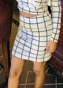 Shein Check Skirt