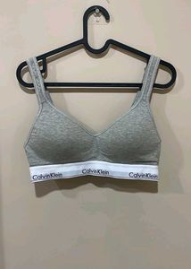 Calvin Klein Grey Sports Bra - L size
