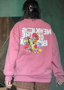 Pink Graphic Sweatshirt