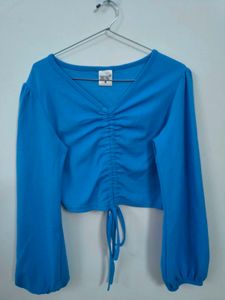 Trendy Ruched Crop Top